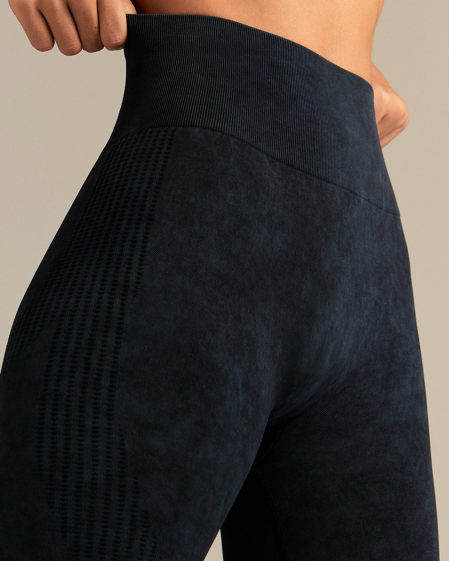 Power High Waist Leggings | Washed Black - Image 3