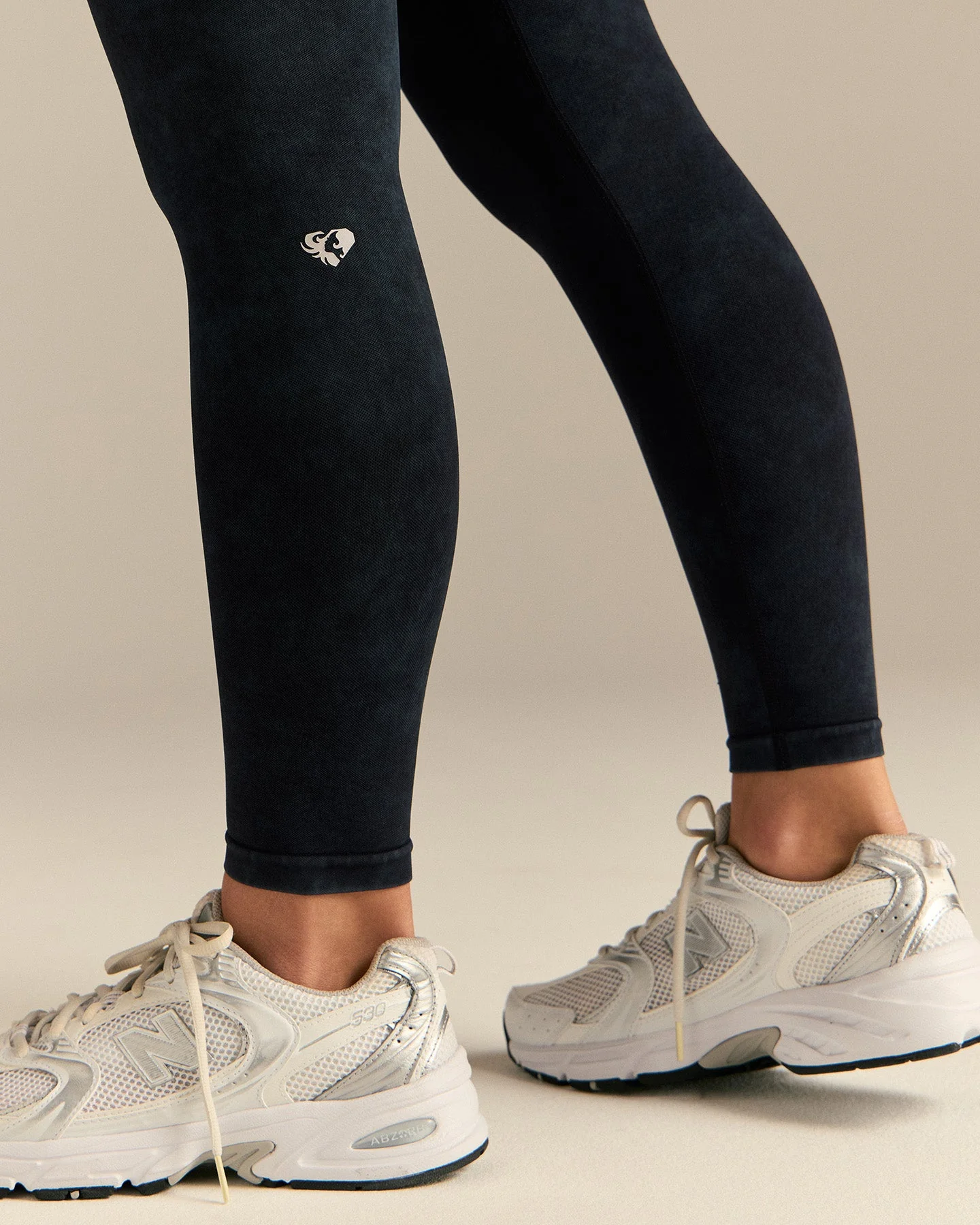 Power High Waist Leggings | Washed Black - Image 4