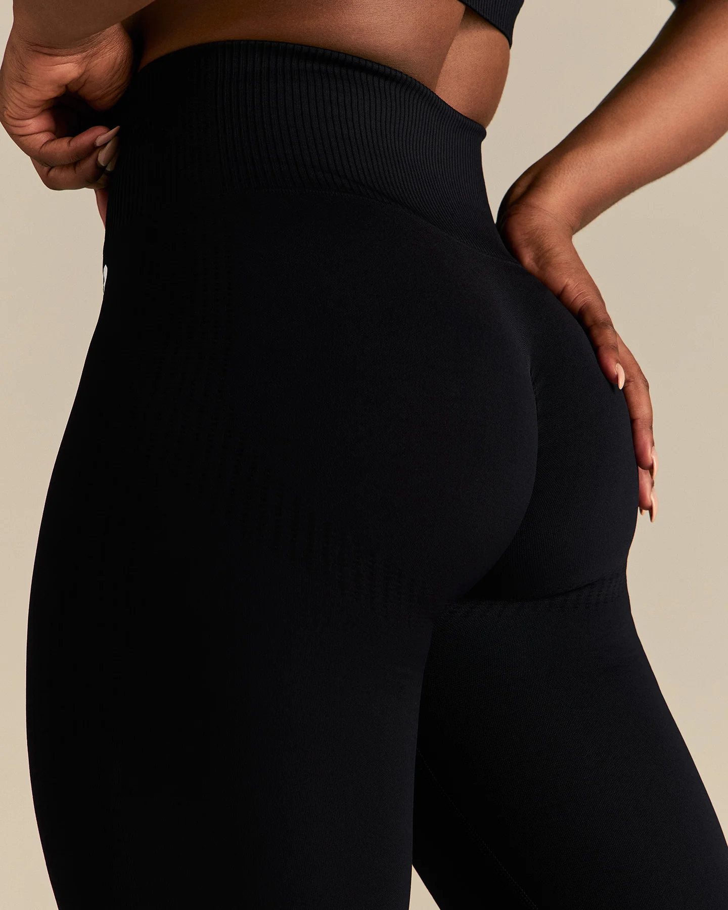 Power High Waist Scrunch Leggings | Black - Image 7