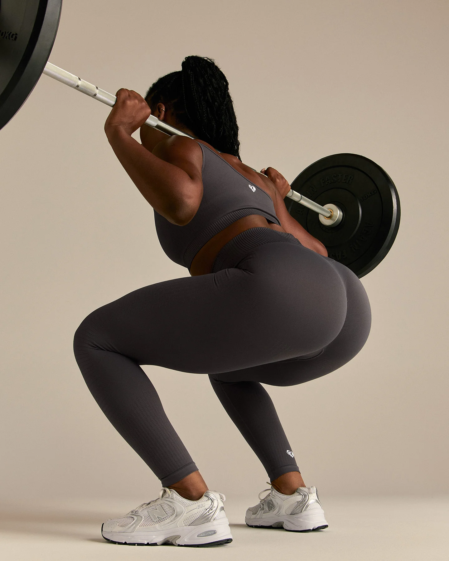 Power High Waist Scrunch Leggings | Graphite - Image 4