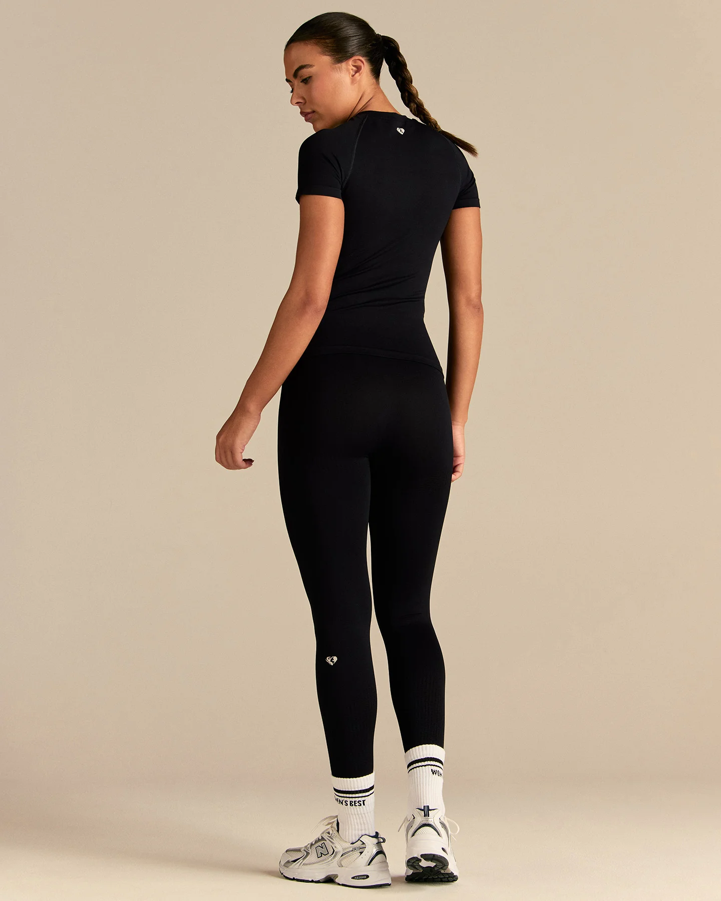 Power Short Sleeve Top | Black - Image 4