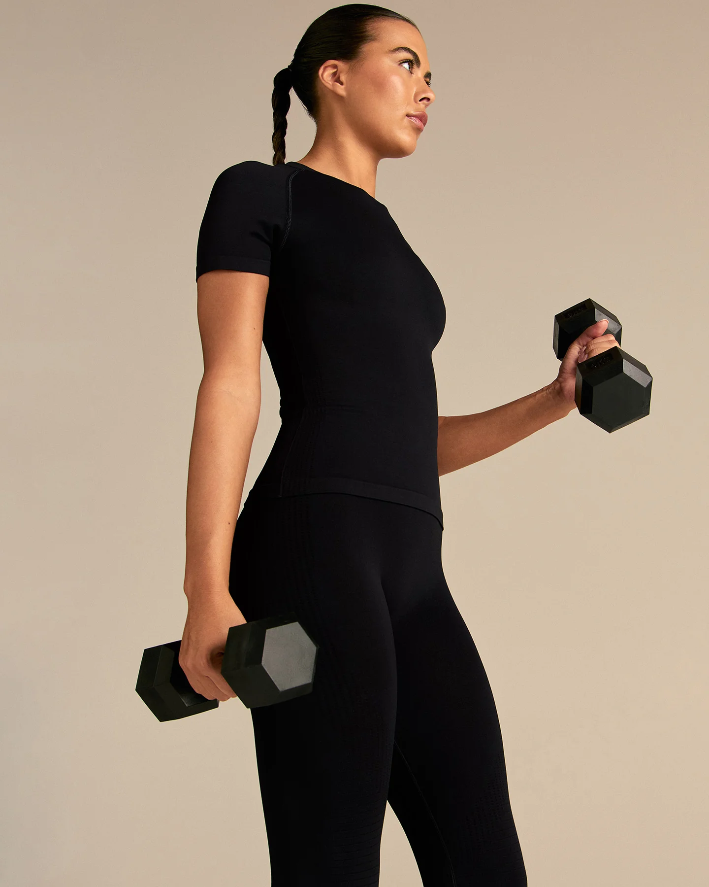 Power Short Sleeve Top | Black - Image 6