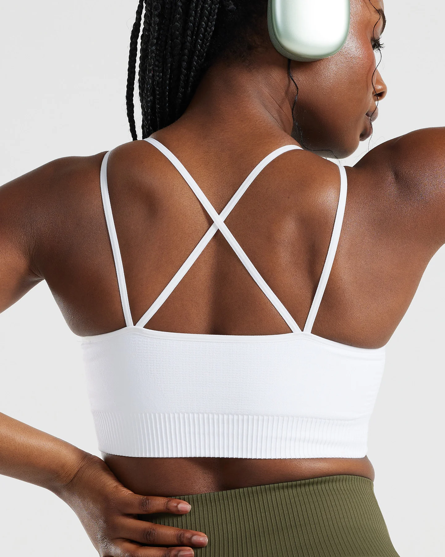 Power Sports Bra | White - Image 4