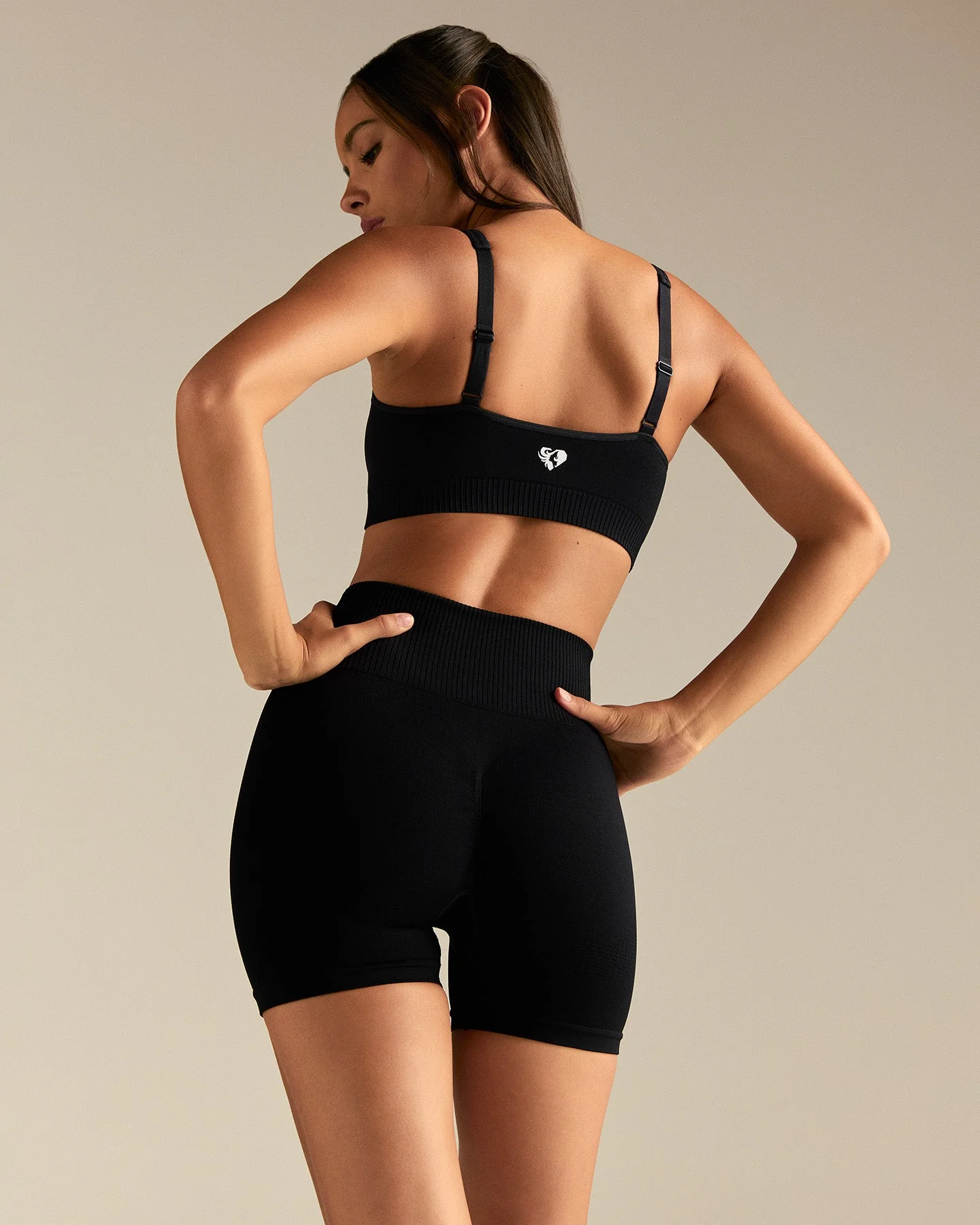 Power Zip Front Bra | Black - Image 7