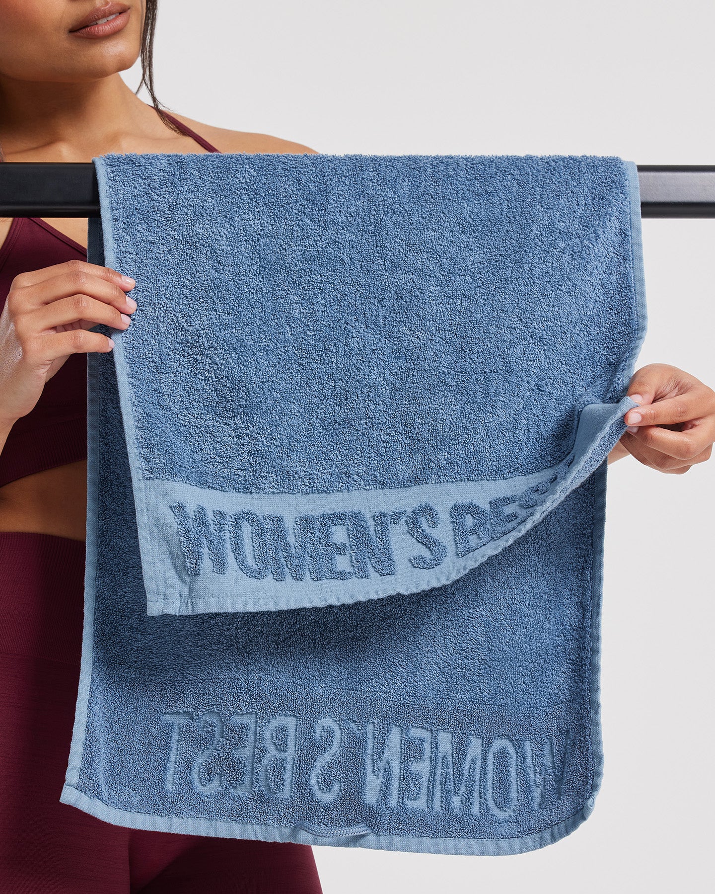 Small Sweat Towel | Smoke Blue - Image 4
