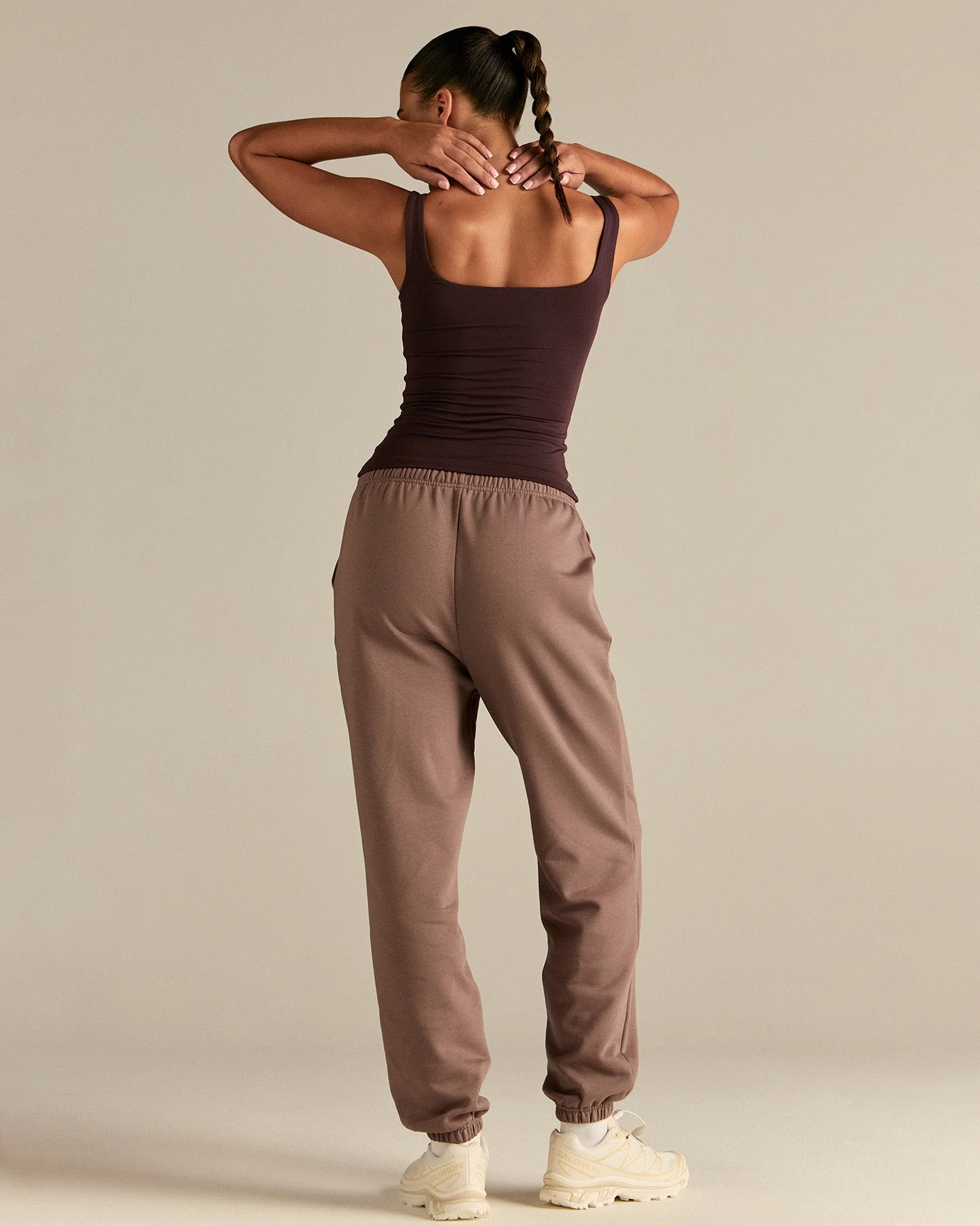 Smooth Contour Midi Square Neck Tank | Cafe Noir - Image 4